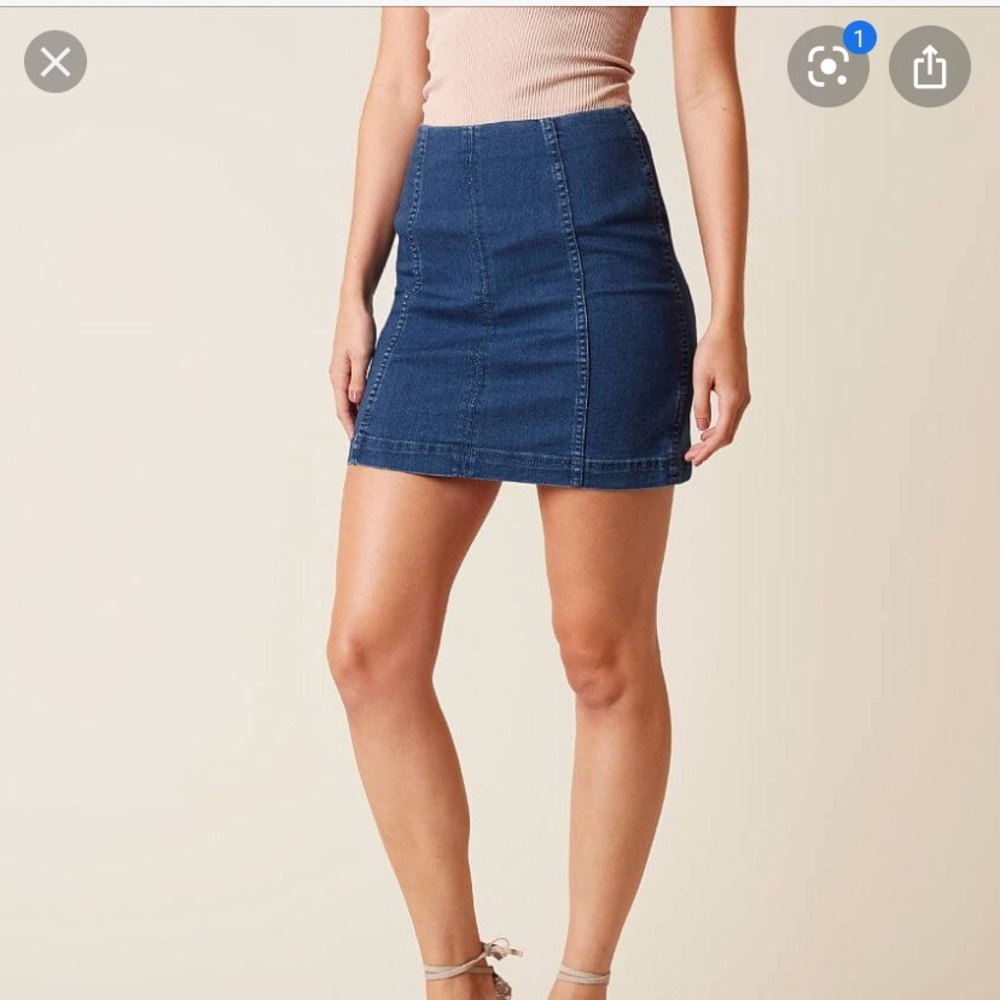 Free People Jean Skirt size 4